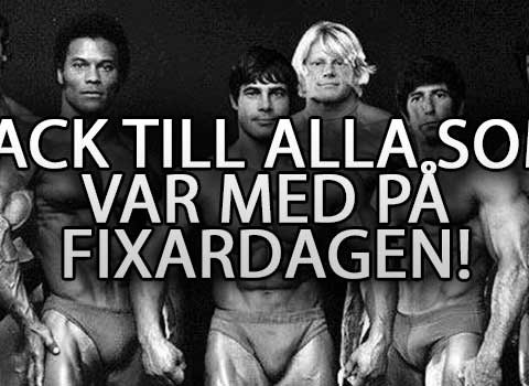 Lördagens fixardag!