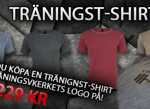 Nu kan du köpa Träningsverkets t-shirt!