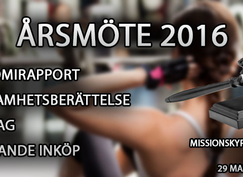 Årsmöte för Träningsverket 2016!
